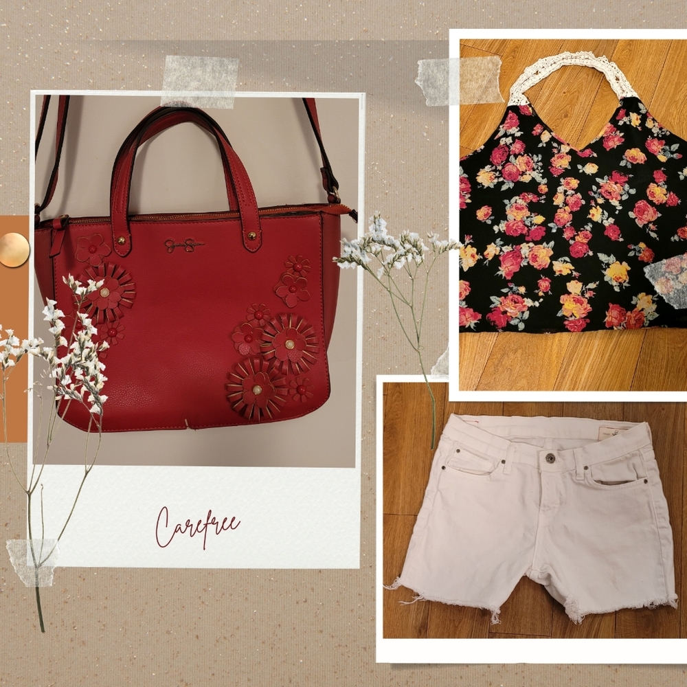 Cute Summer Bundle: Purse, Shorts & Tank